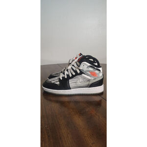 Jordan Air Jordan 1 Mid Shoes Youth 4Y Black Camo X-Ray Sneakers HF3210-001